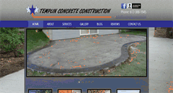 Desktop Screenshot of cambridgeconcrete.net