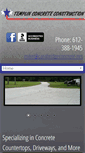 Mobile Screenshot of cambridgeconcrete.net